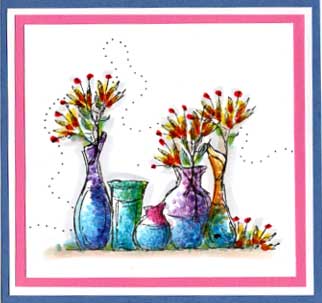 Bud Stem Vases Card